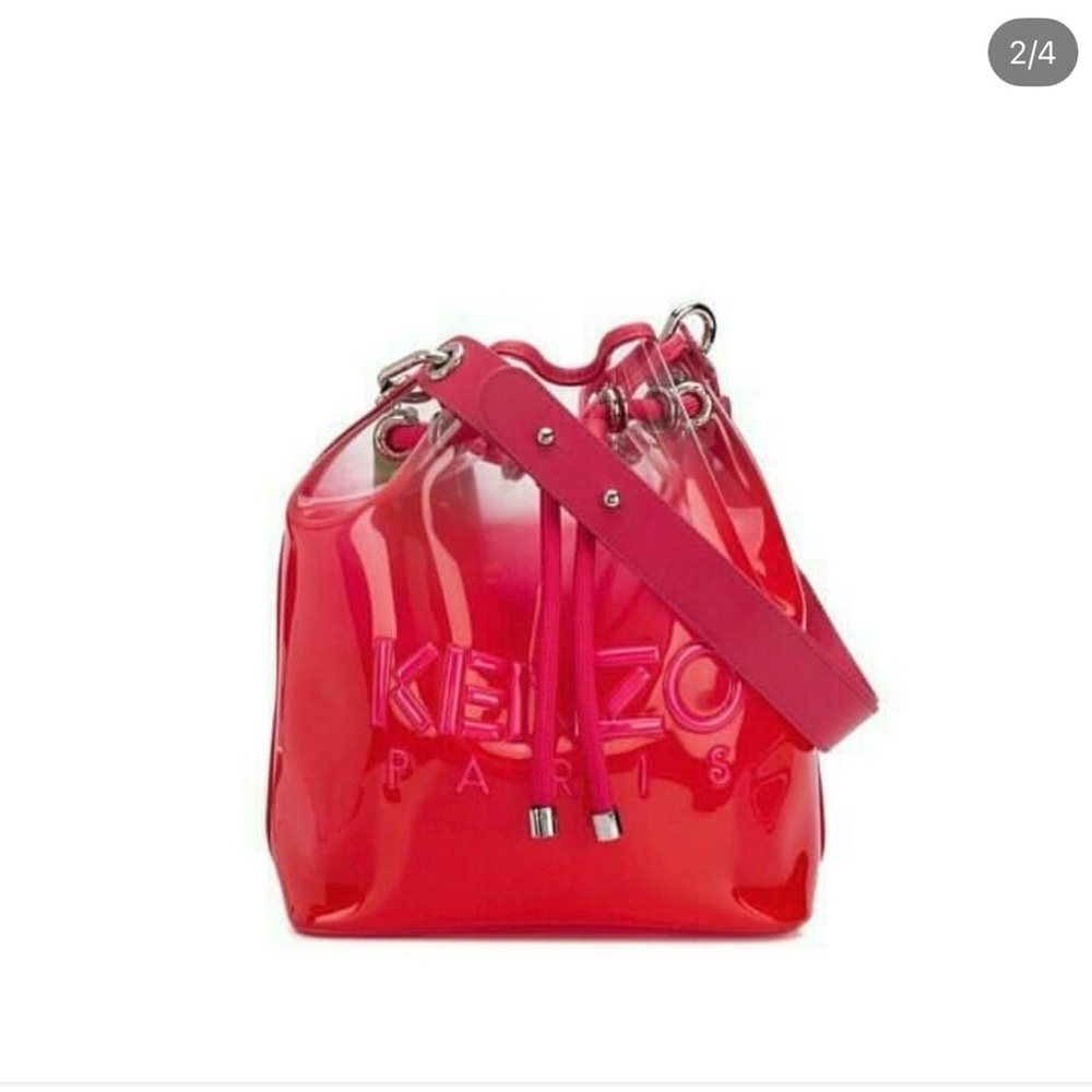 Kenzo Red and Pink Shoulder Bag